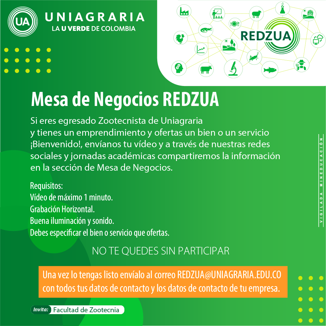 Mesa de negocios REDZUA