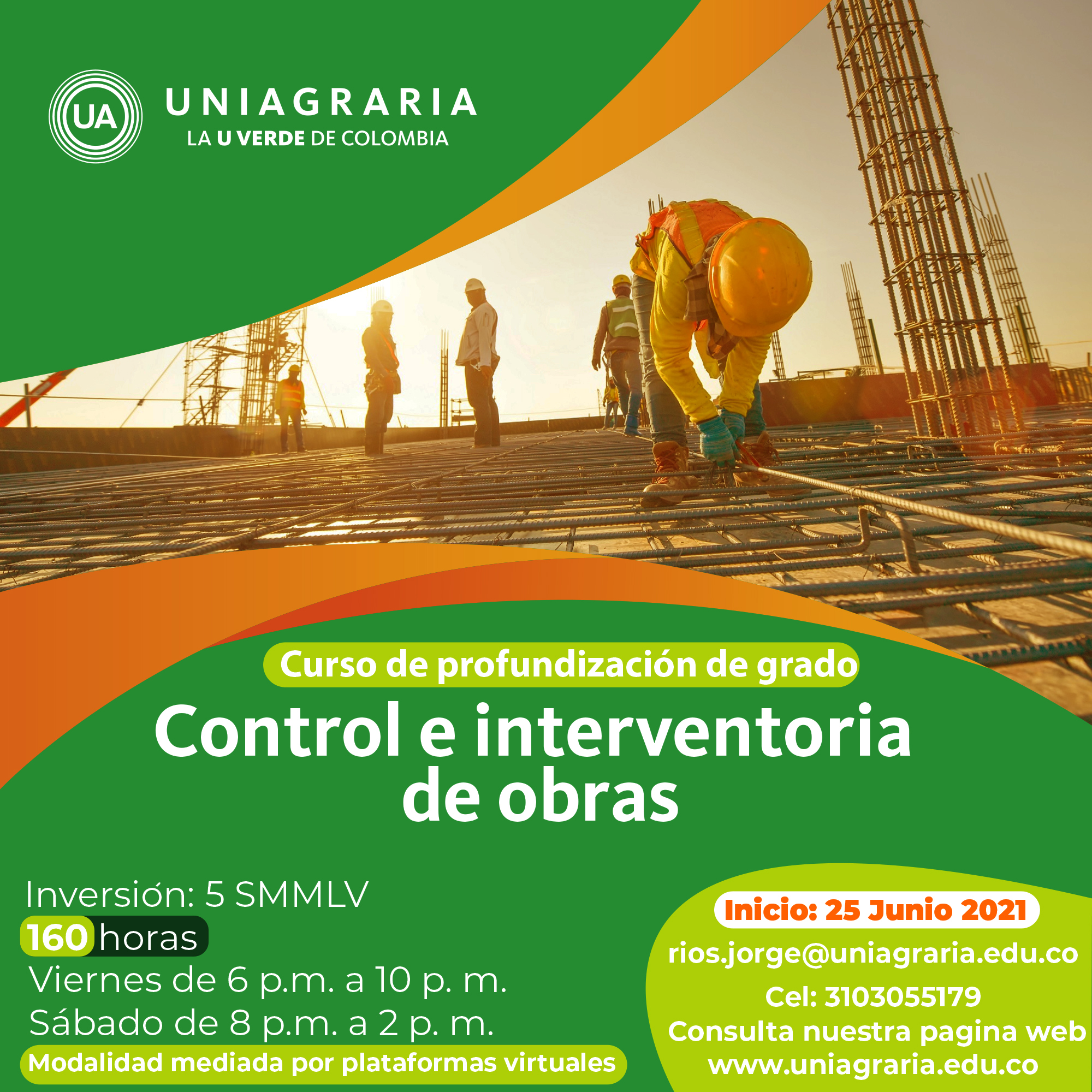 Curso o Diplomado en Control e interventoría de obras