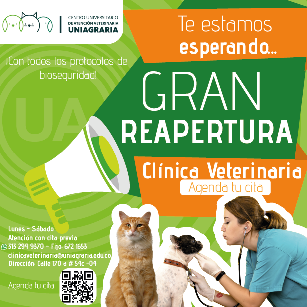 ¡Reapertura Clínica Veterinaria Uniagraria!