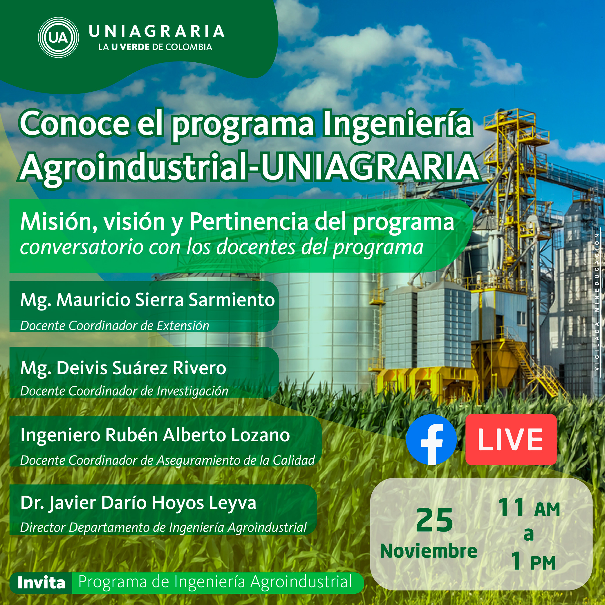 Conoce el programa Maestría en Ingeniería – Uniagraria