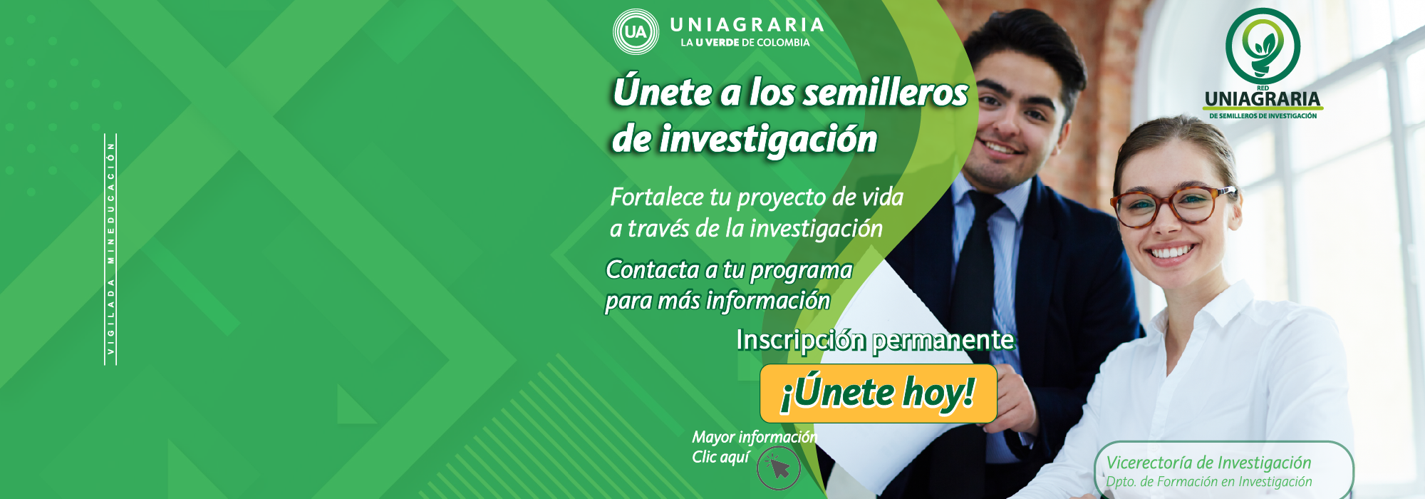 Únete a los semilleros de investigación