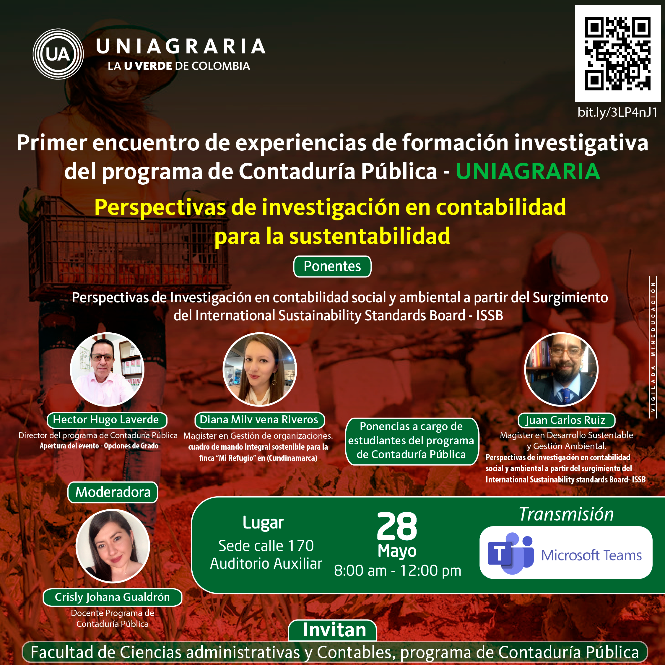 Primer encuentro de experiencias de formación investigativa programa de Contaduría Pública