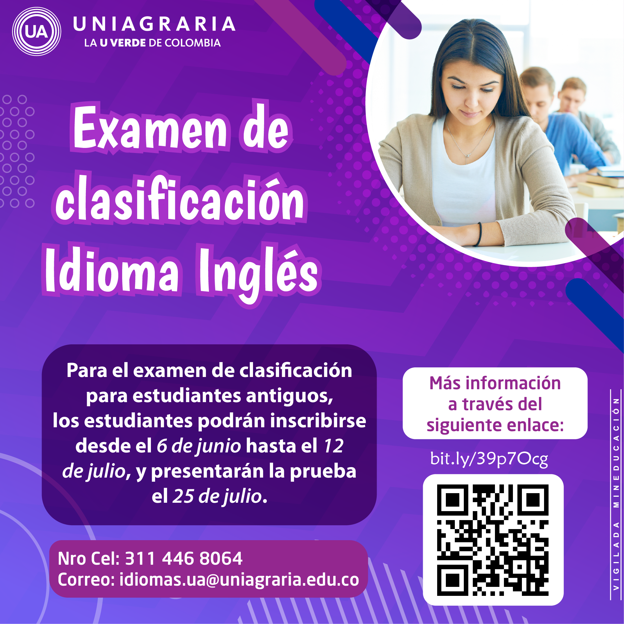 Examen de clasificación Idioma Inglés