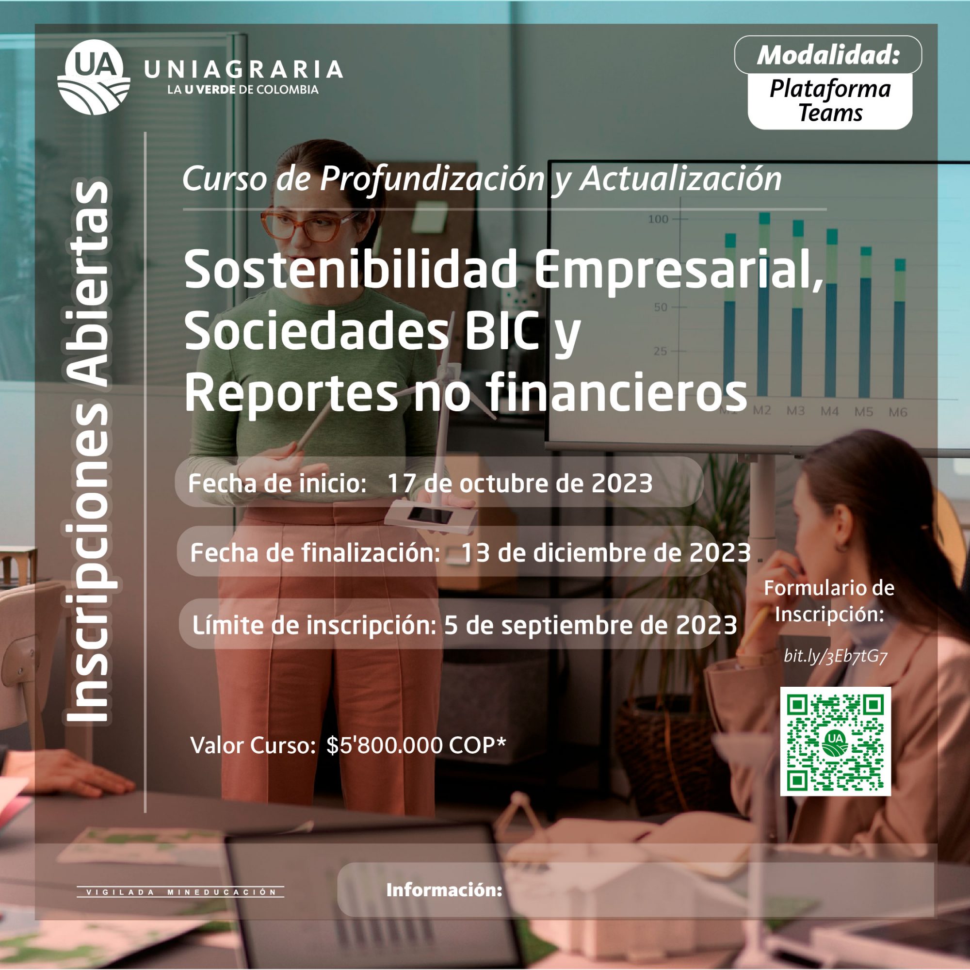 Curso de Profundización y Actualización en Sostenibilidad Empresarial, Sociedades BIC y Reportes no financieros