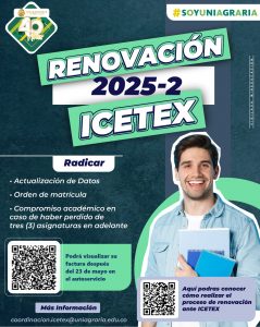 Renovación crédito ICETEX 2025-2