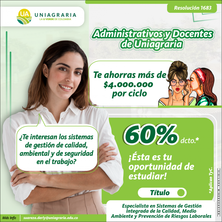 Administrativos y Docentes de Uniagraria – ¿Te interesan los Sistemas de Gestión Integrada de la Calidad?