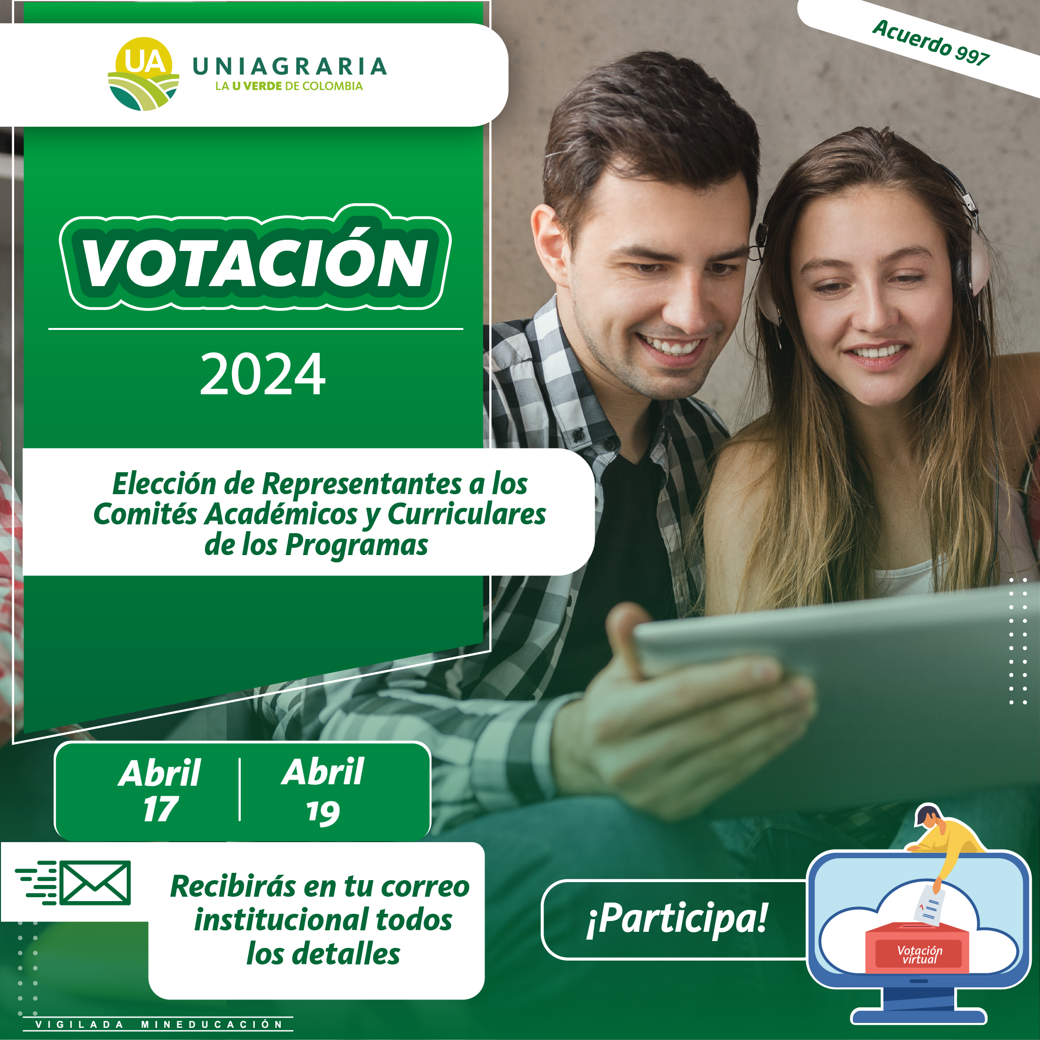 Elección de Representantes a los Comités Académicos y Curriculares de los Programas