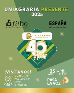 Uniagraria presente en la FIlbo 2025
