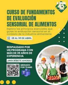 Curso de fundamentos de evaluación sensorial de alimentos