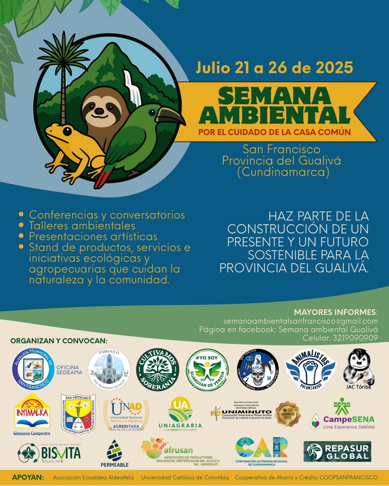 Semana Ambiental por el cuidado de la casa común – San Francisco Cundinamarca