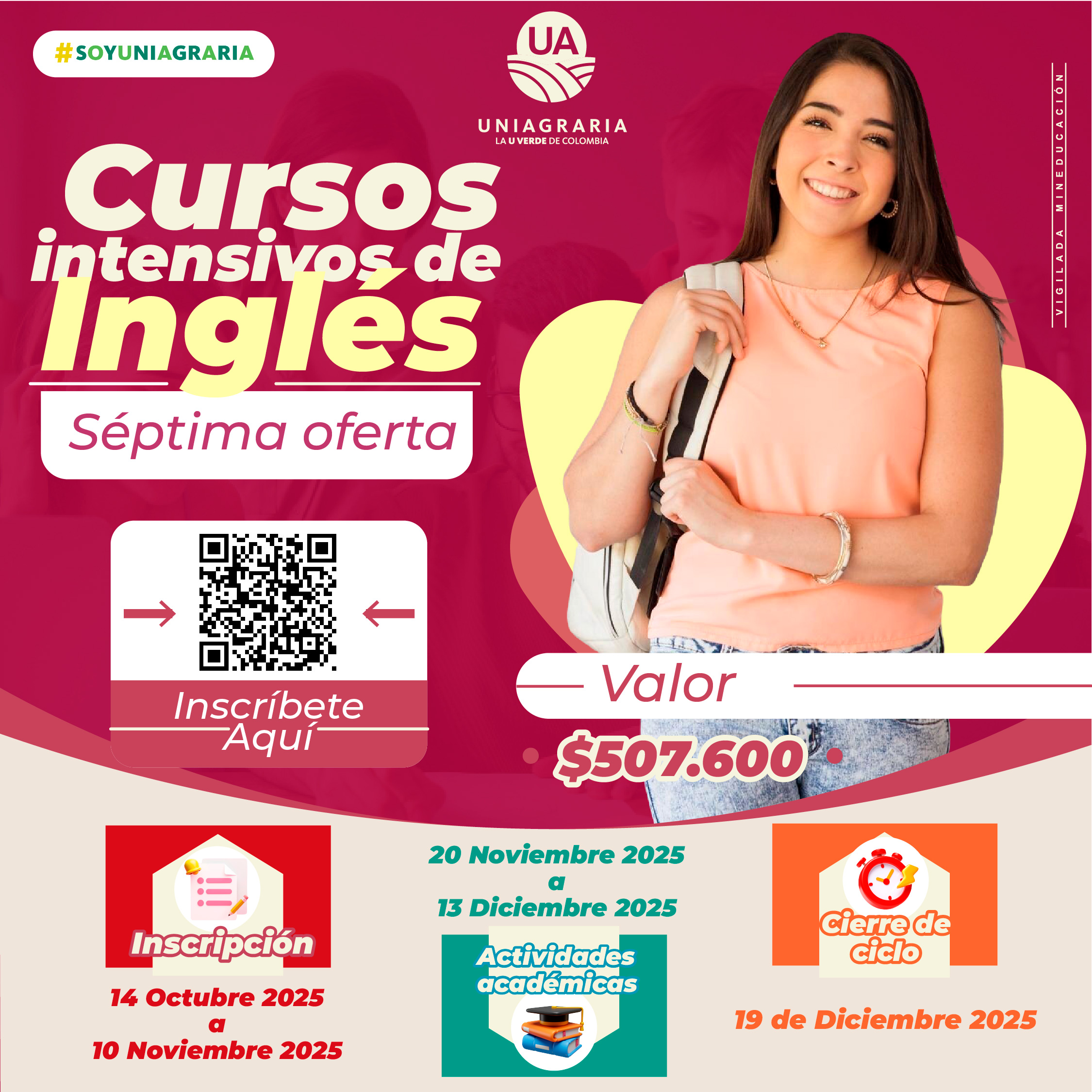 Cursos intensivos de Inglés – Séptima Oferta