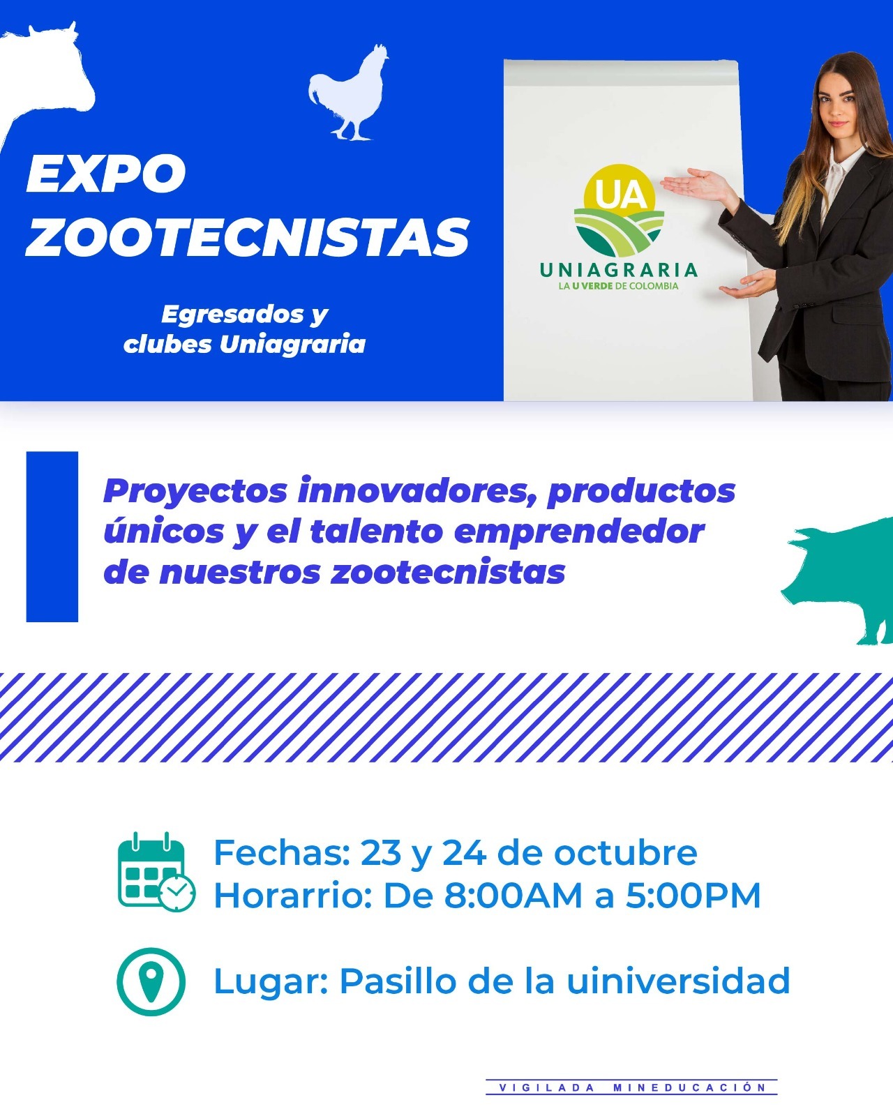 Expo zootecnistas Egresados y clubes Uniagraria