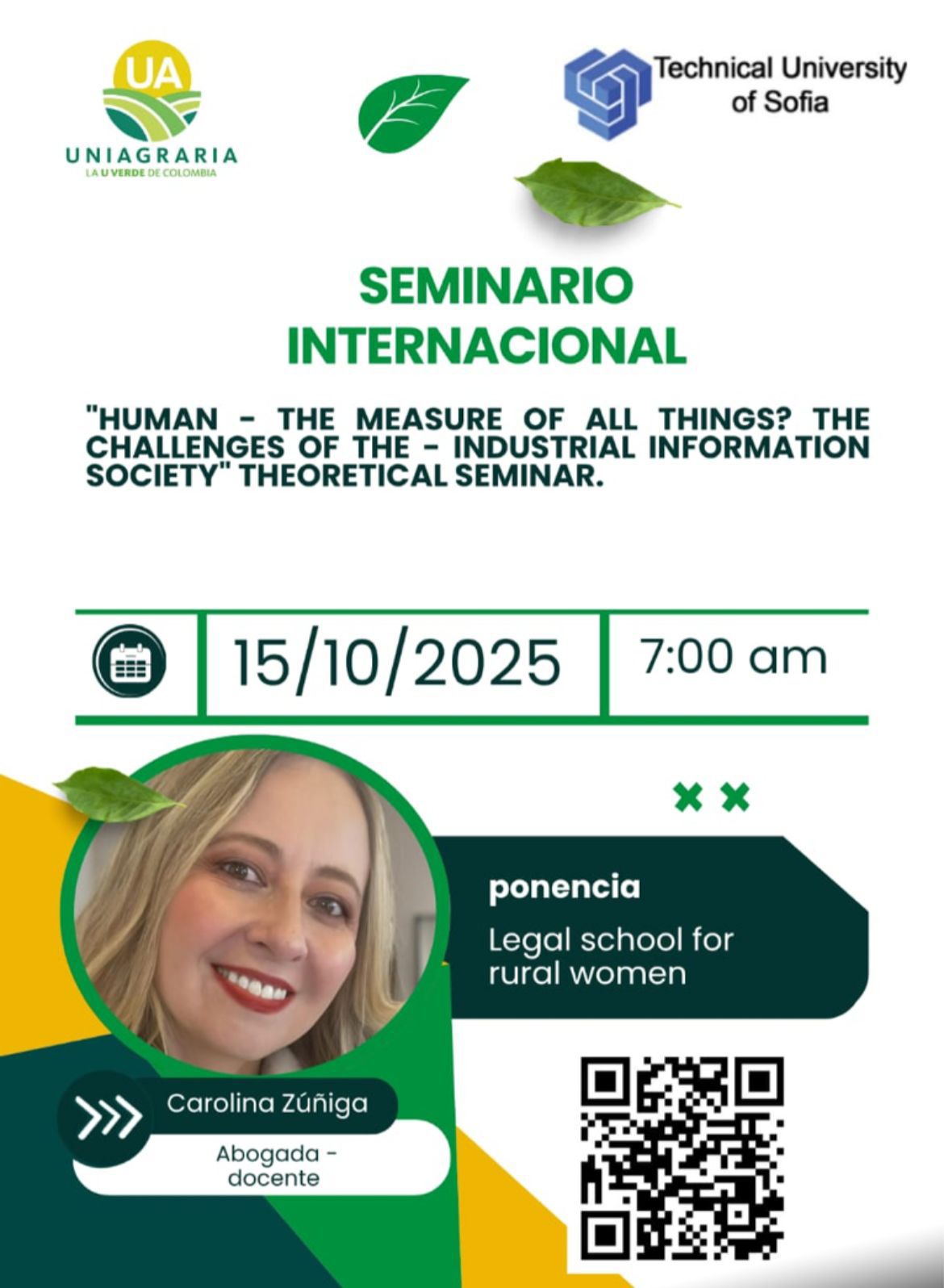 Seminario internacional – Legal school for rural women