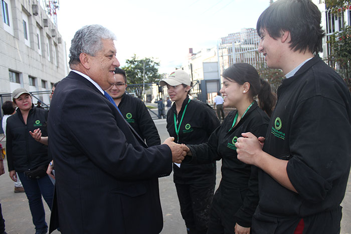 El doctor Jorge Gaitán, rector de UNIAGRARIA, presente en Agroexpo.