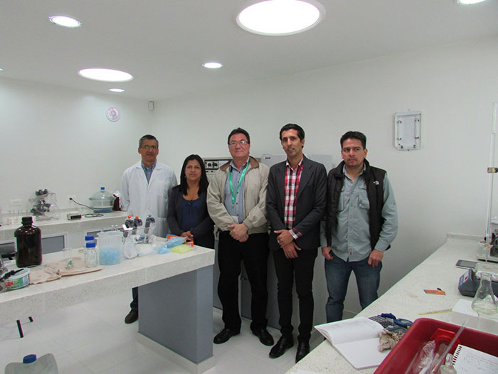 Visita de los representantes de la Universidad de los Andes y la Universidad Nacional Experimental del Táchira, Venezuela.