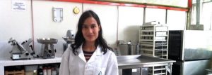 Loredana Luliano, estudiante de ingeniería de alimentos