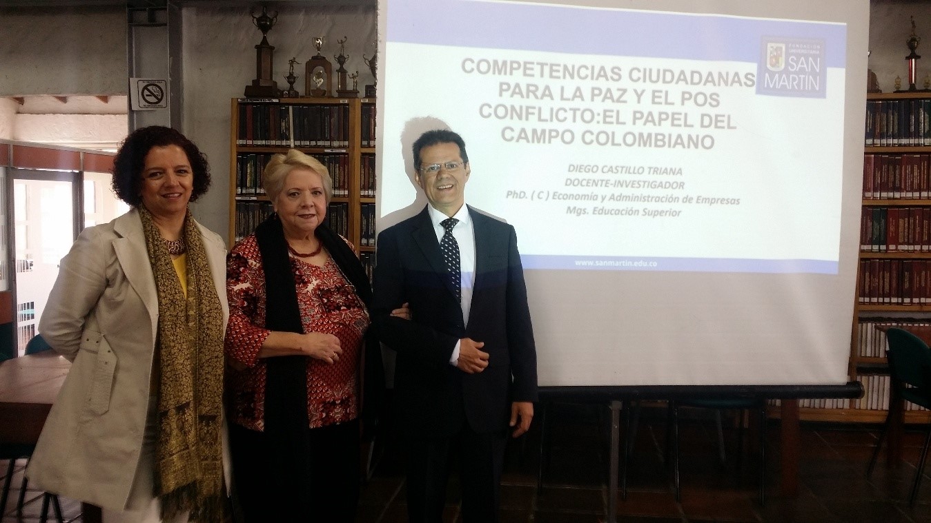 Conferencia “Competencias ciudadanas para la paz y el posconflicto” se realizó en UNIAGRARIA