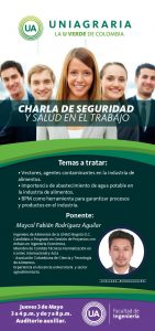 Charla de Seguridad y Salud en el Trabajo