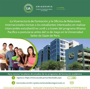Intercambio 2018 – 2 | Universidad Señor de Sipán, Perú