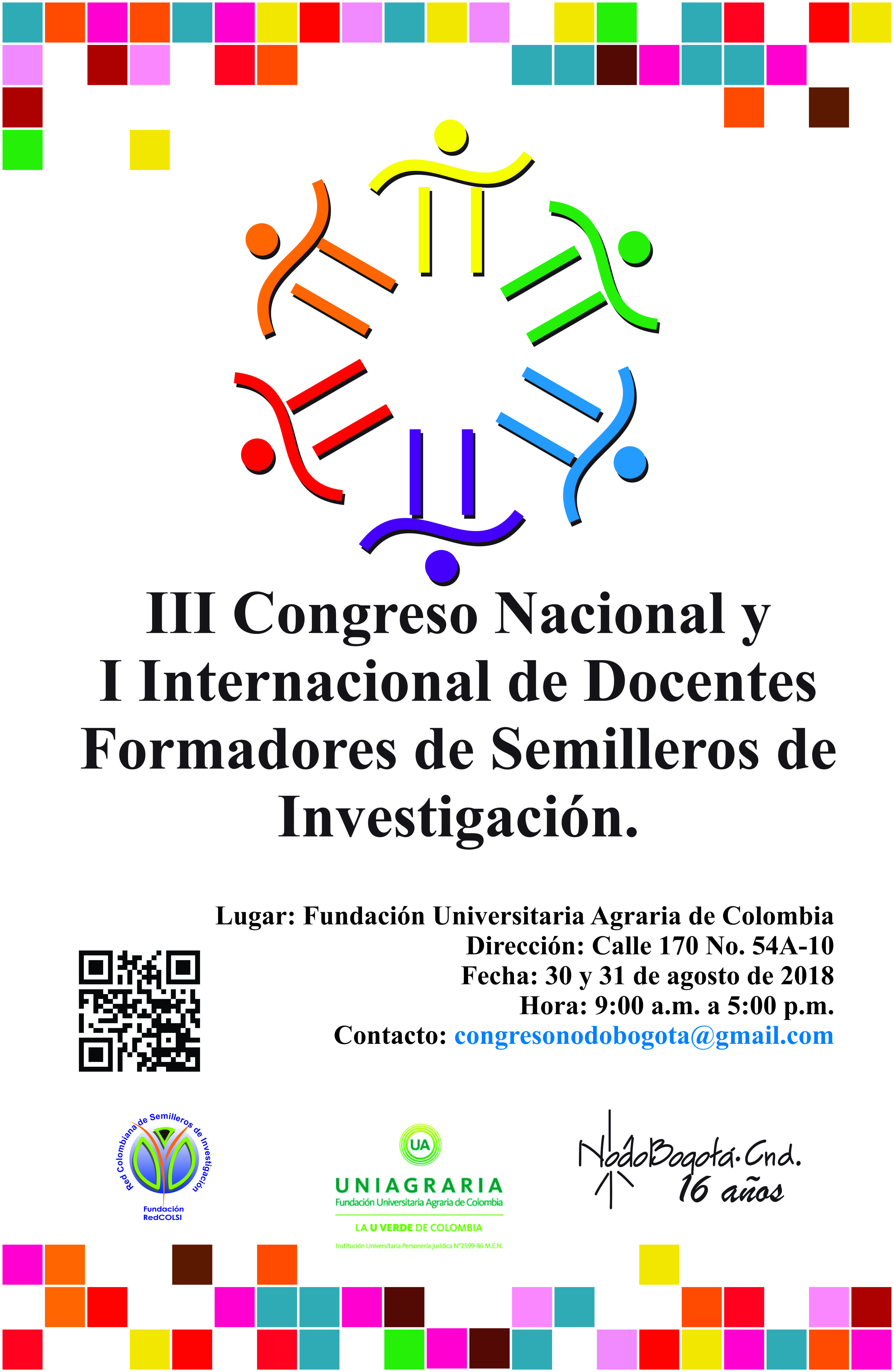 III Congreso Nacional y I Internacional de Docentes Formadores de Sermilleros de Investigación