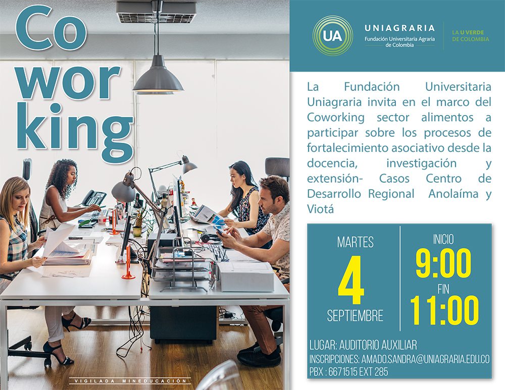 Coworking sector alimentos