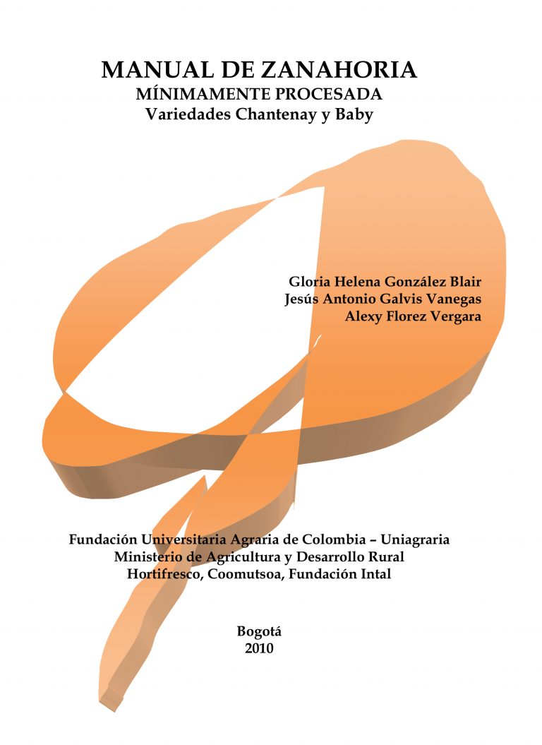 Manual de zanahoria mínimamente procesada