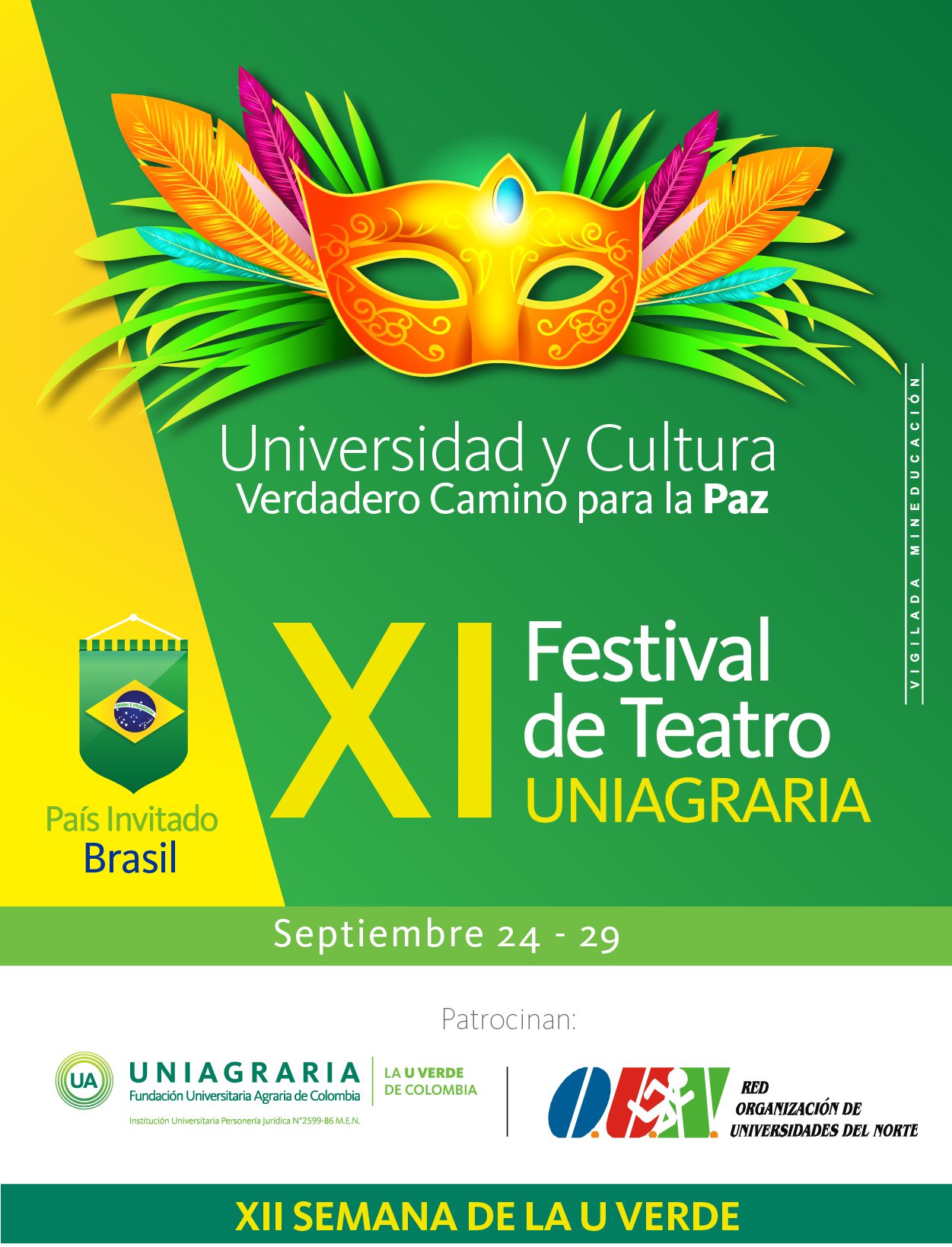 XI Festival de teatro universitario Uniagraria