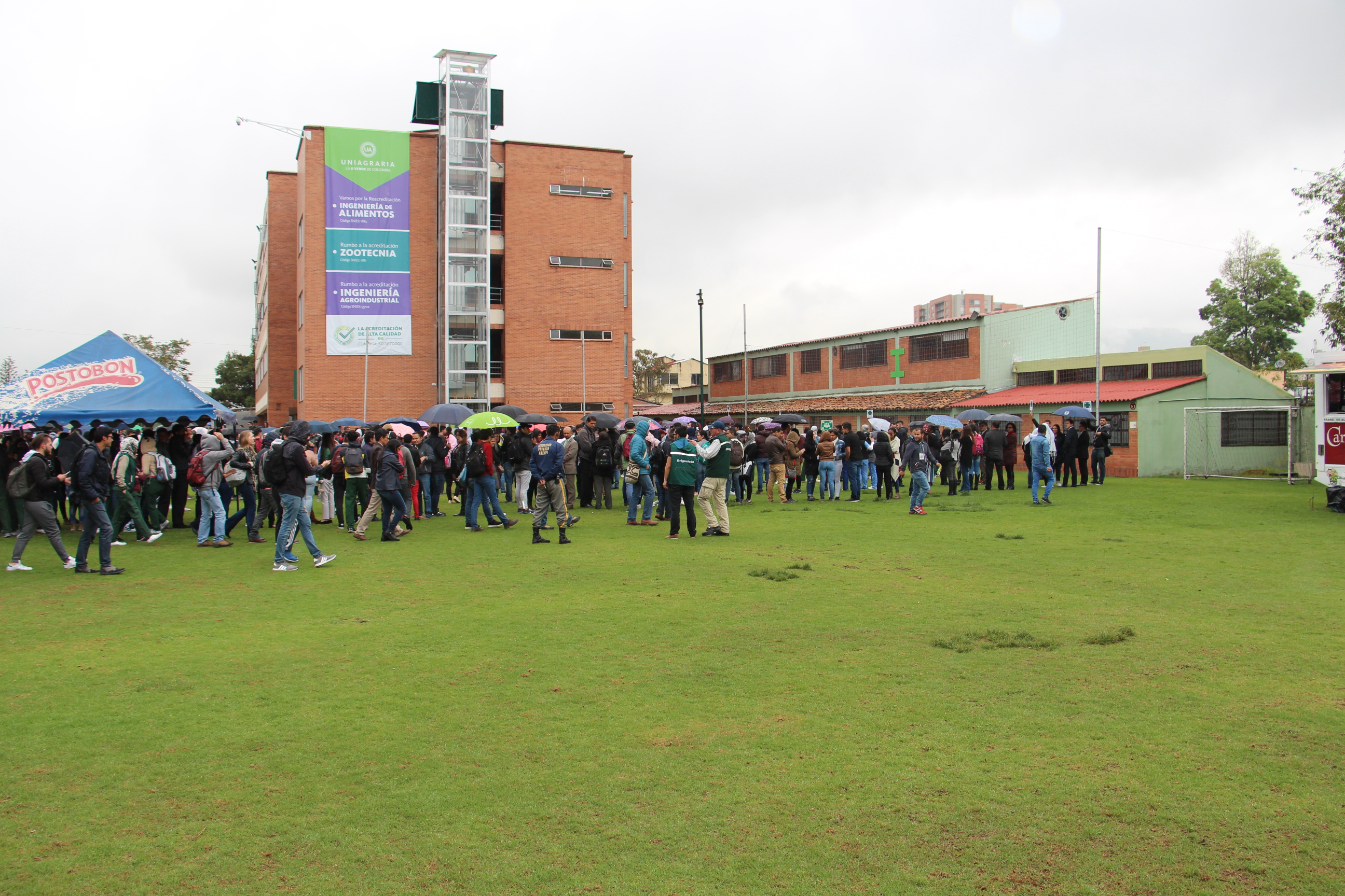 Exitoso simulacro de evacuación en Uniagraria