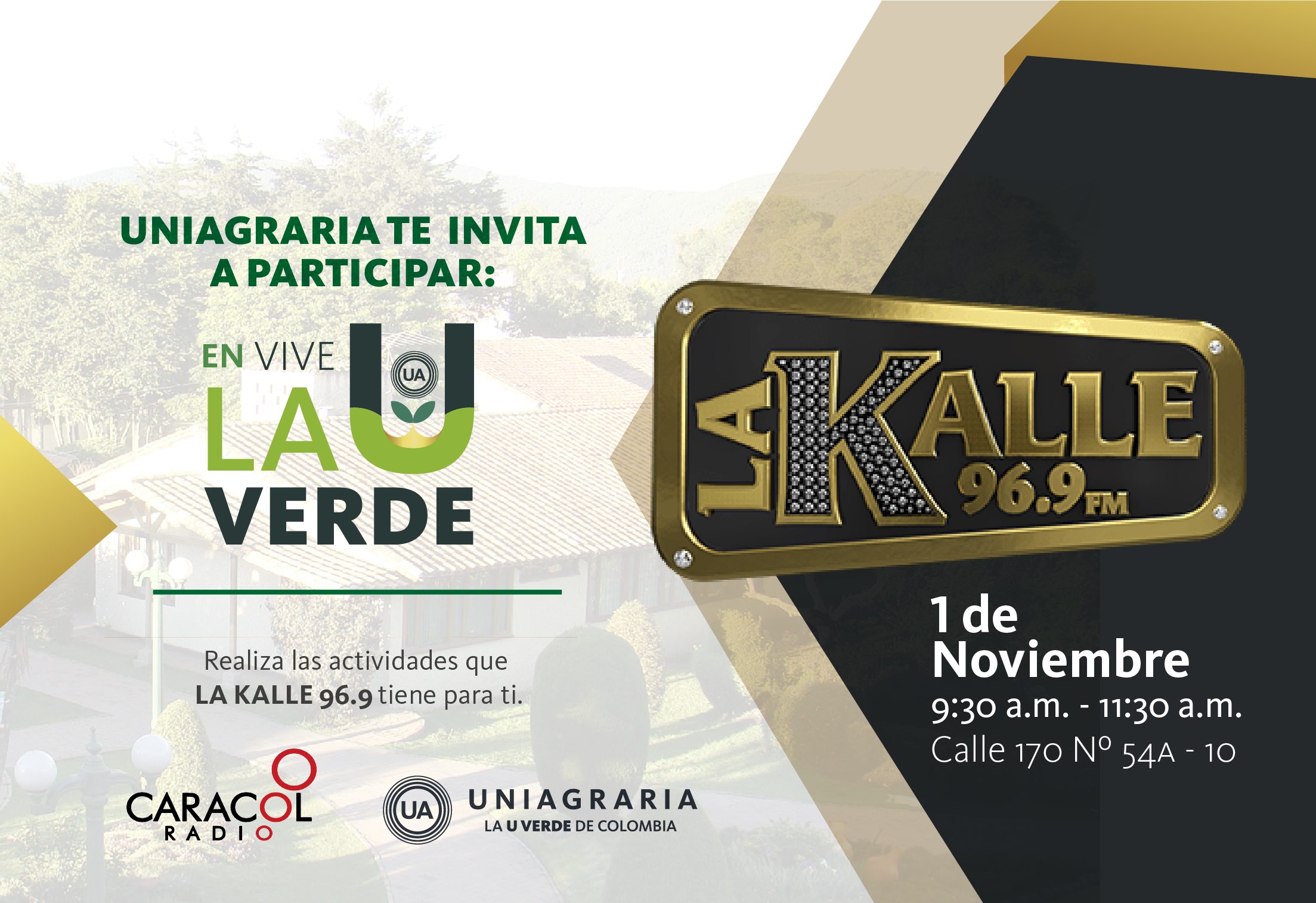 Vive la U Verde con La Kalle 96.9 FM