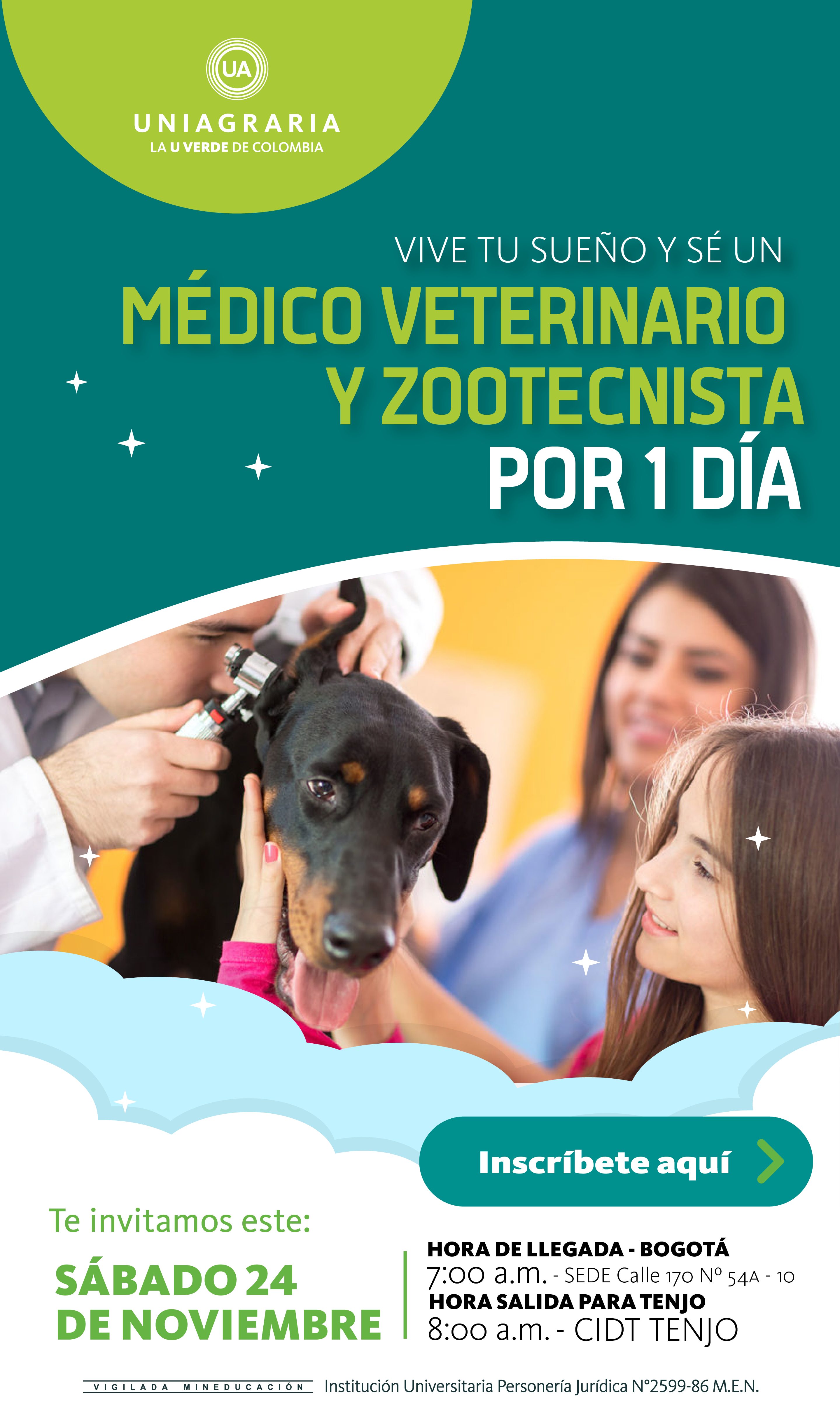 Sé un veterinario y zootecnista por un día