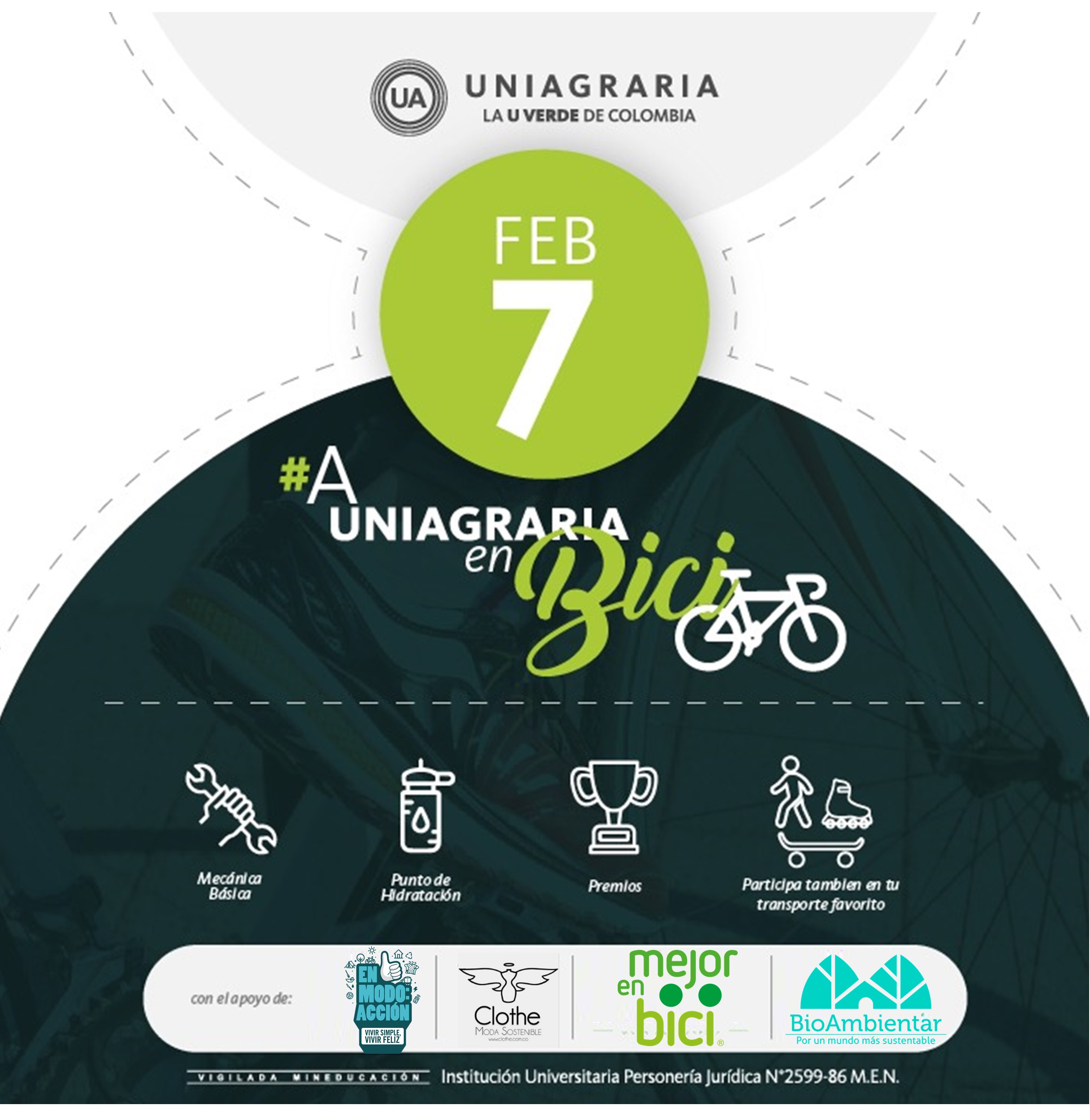 A Uniagraria en Bici