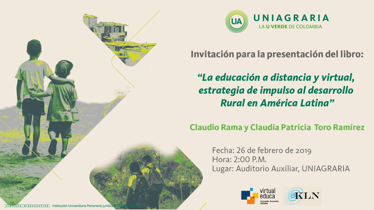 Presentación del libro: “La educación a distancia y virtual, estrategia de impulso al desarrollo Rural en América Latina”