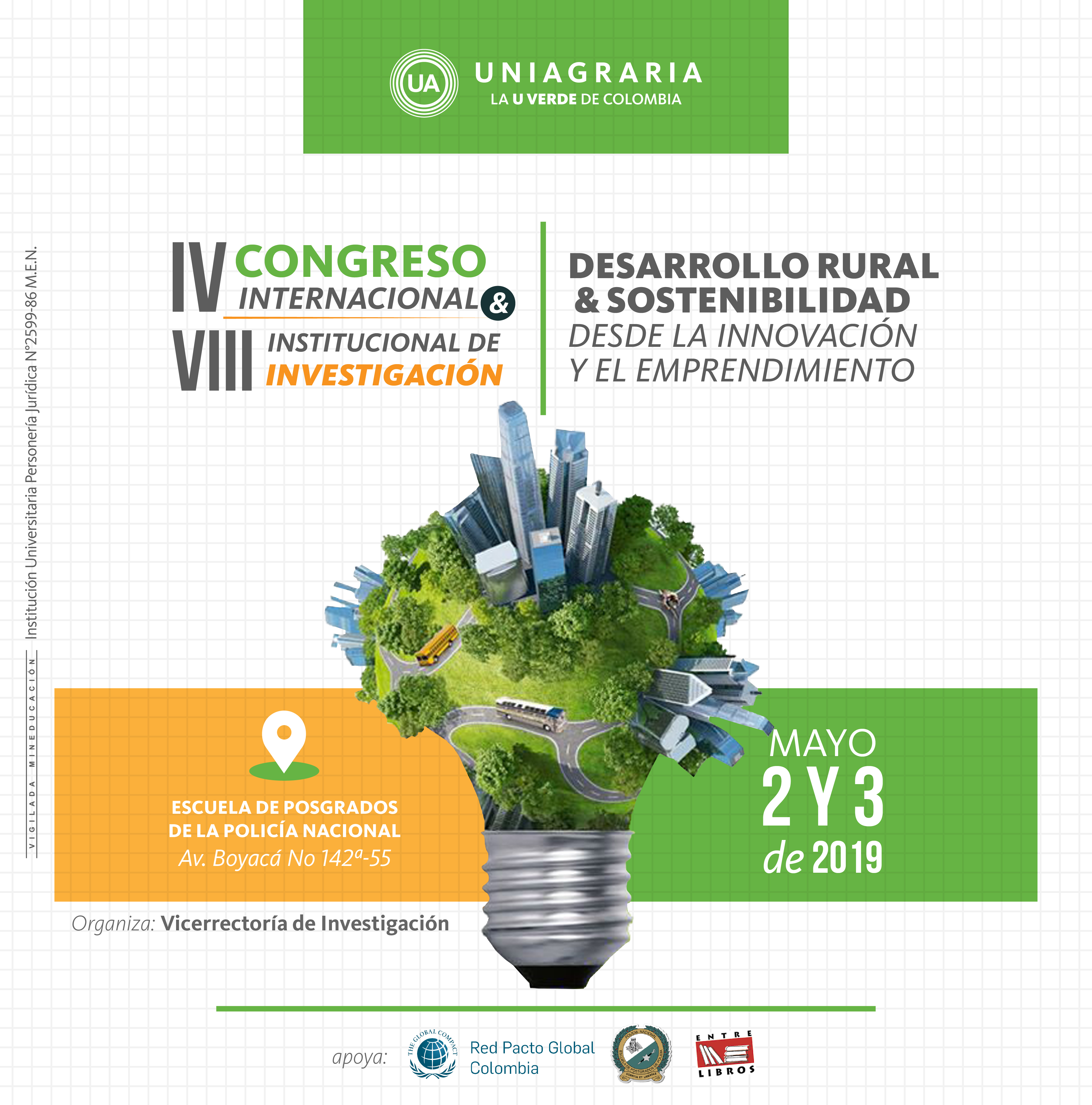 ¡Abiertas inscripciones para el lV Congreso Internacional y VIII Institucional de Investigación!