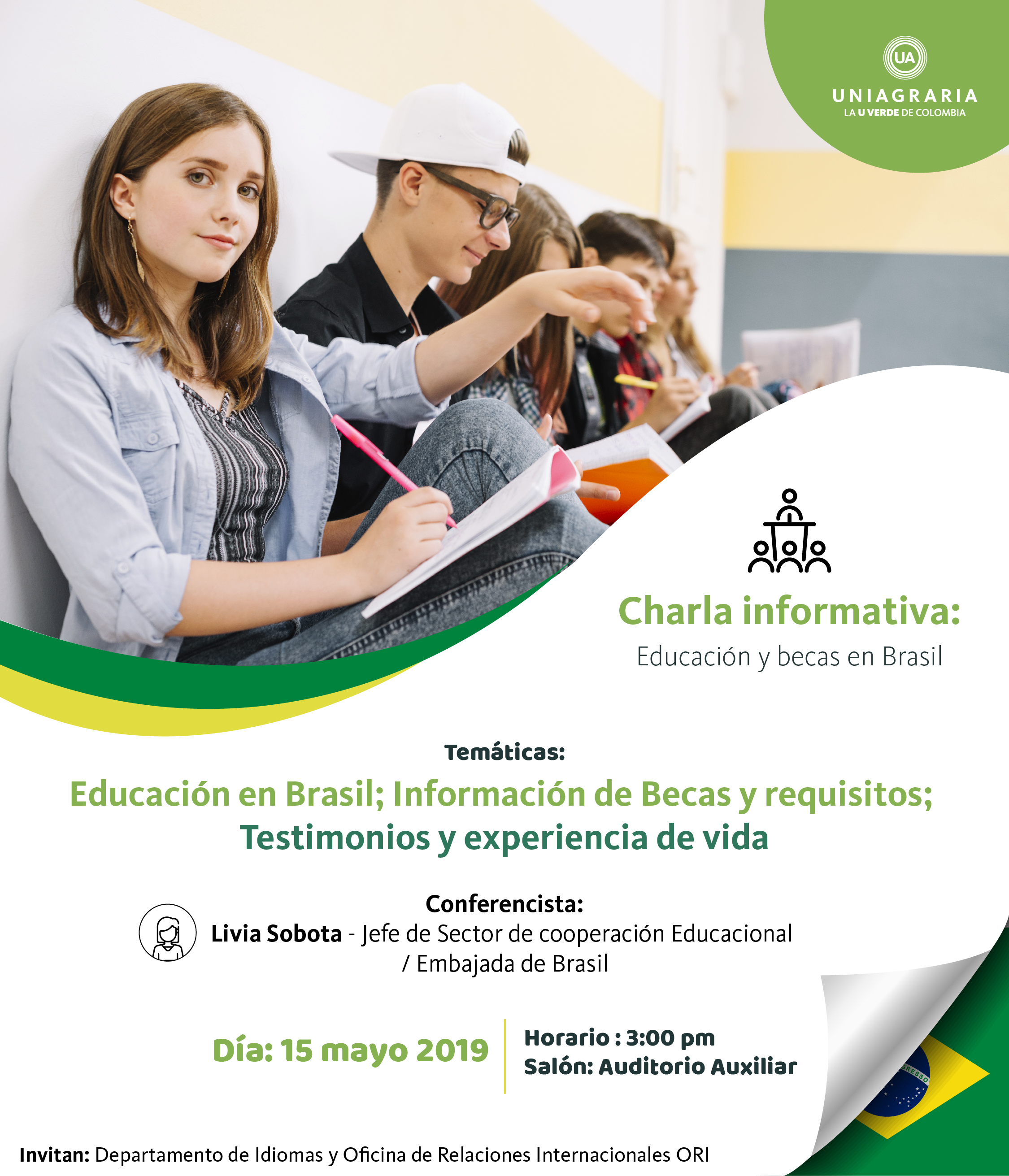 Charla informativa: Educación y becas en Brasil