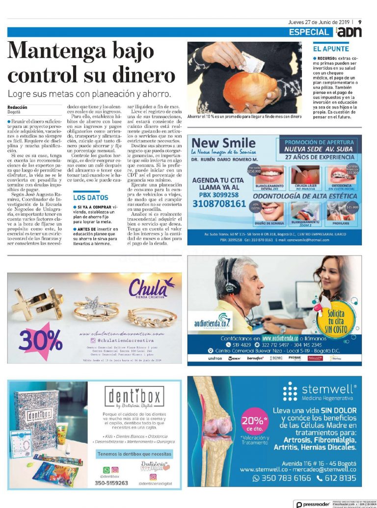 Mantega bajo control su dinero. #UAenmedios