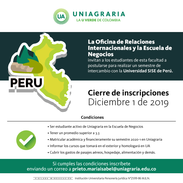 Semestre de intercambio con la Universidad SISE de Perú