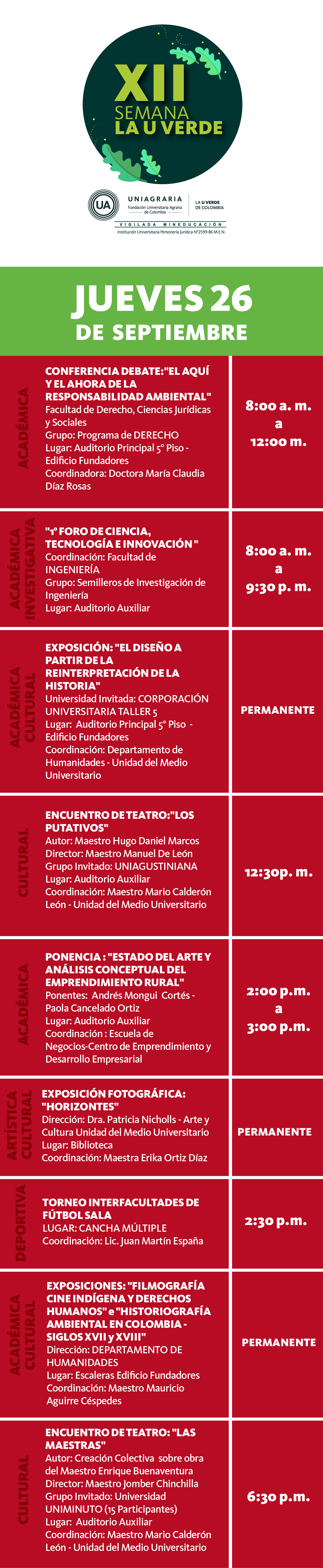 XII Semana de la U Verde