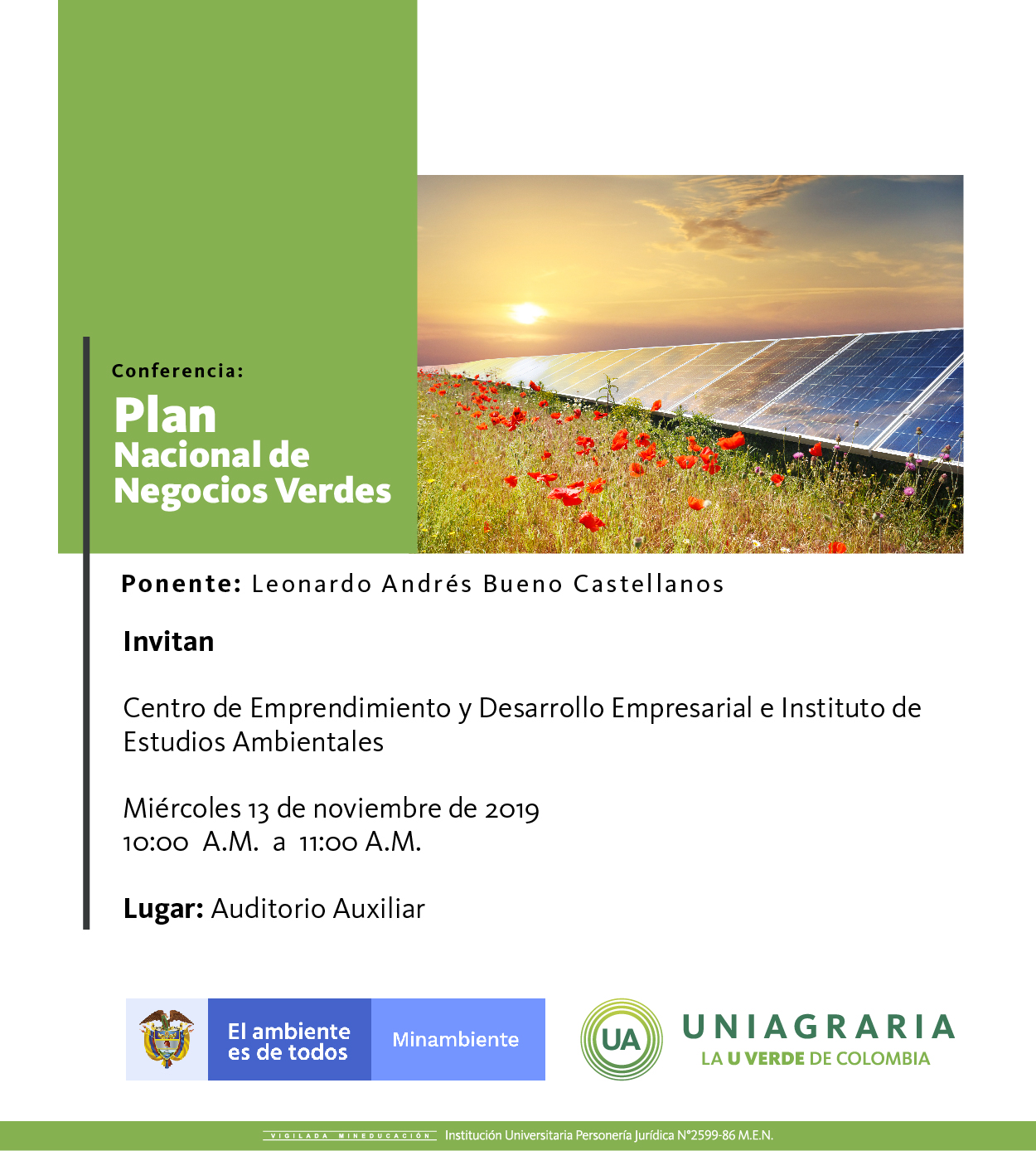 Plan Nacional de Negocios Verdes