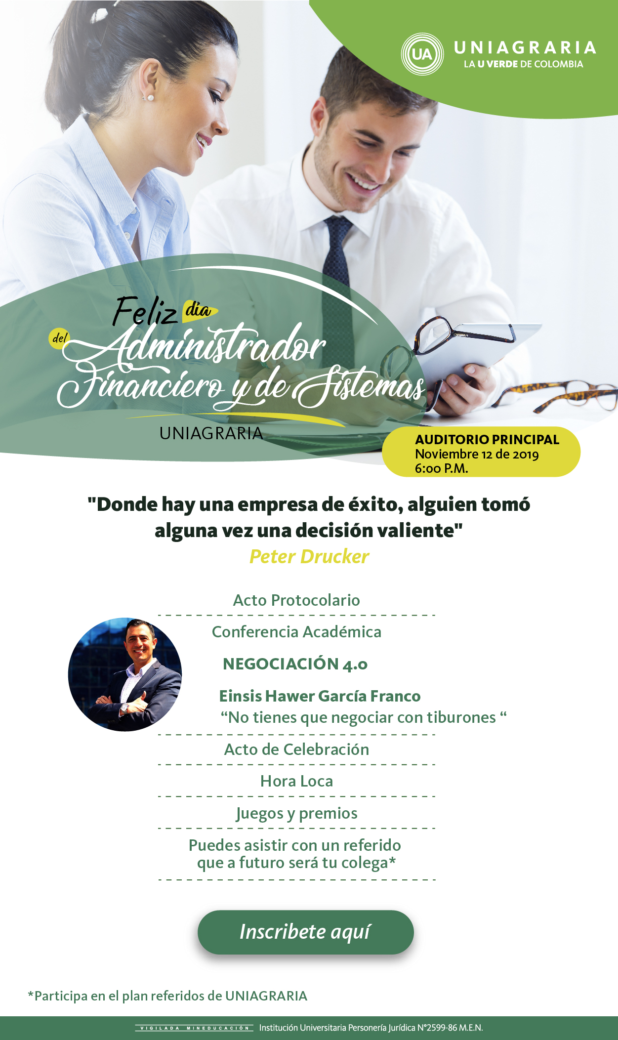 Feliz día del Administrador Financiero y de Sistemas