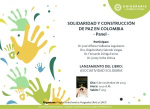 Solidaridad y construcción de paz en Colombia