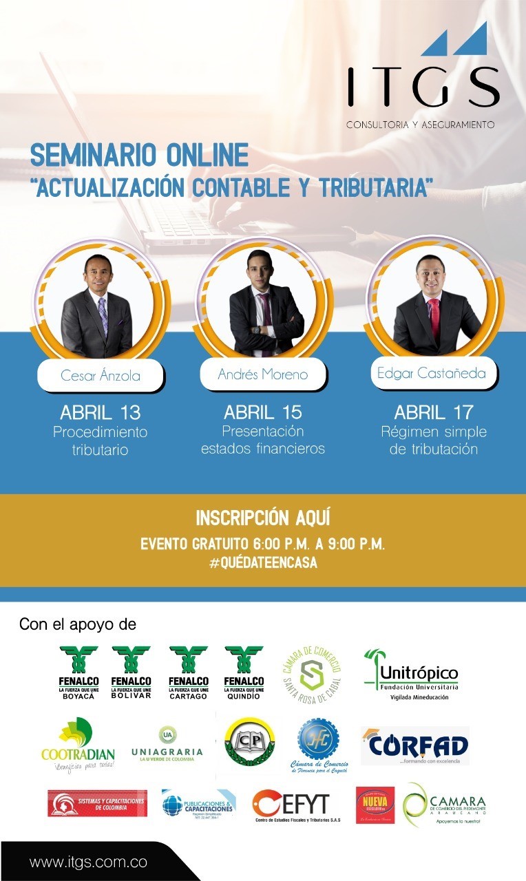 Seminario online “Actualización contable y tributaria”