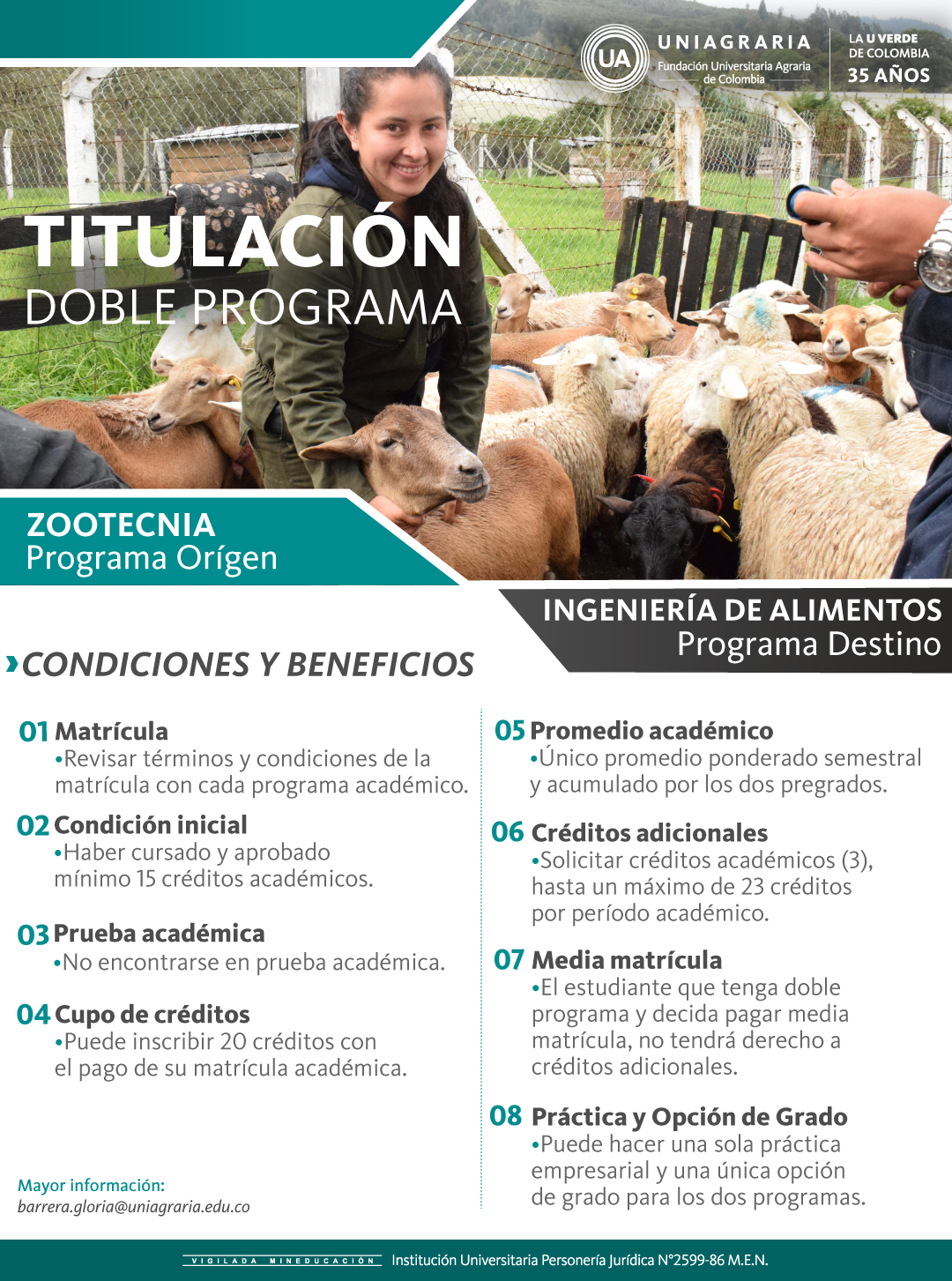 Doble programa :: Uniagraria