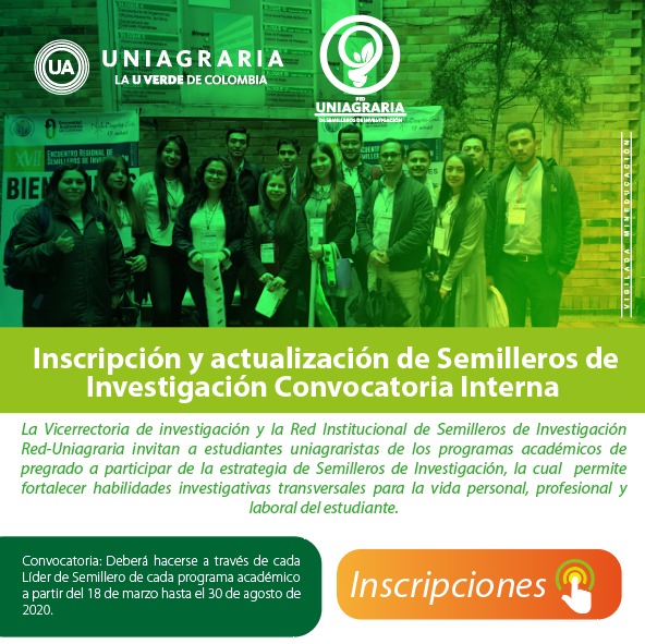 Inscripción y actualización de Semilleros de Investigación