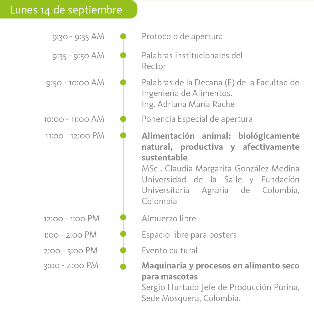 ll seminario internacional de Alimentación y Nutricional Animal