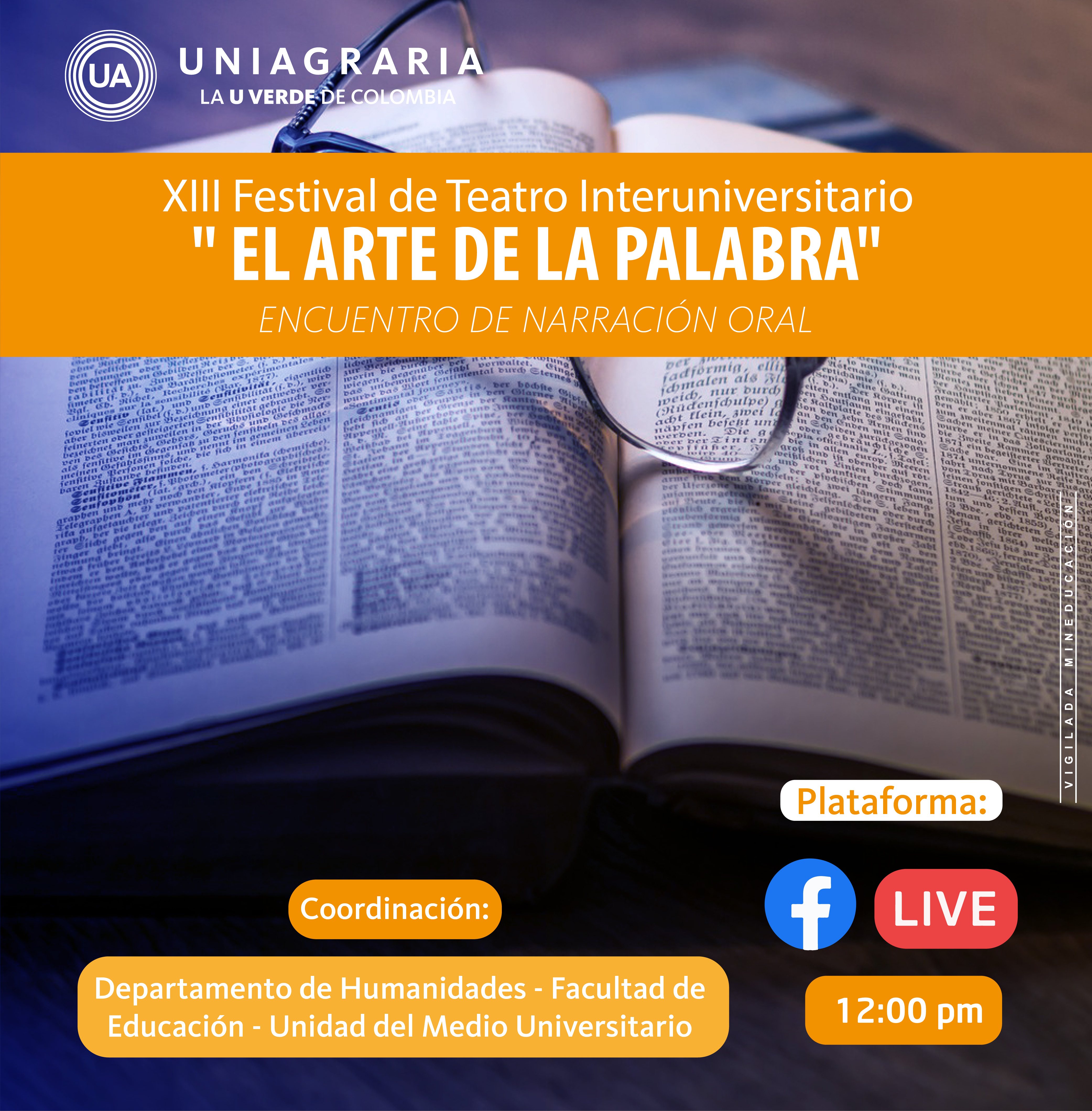 Xlll Festival de Teatro Interuniversitario “El Arte de la Palabra”