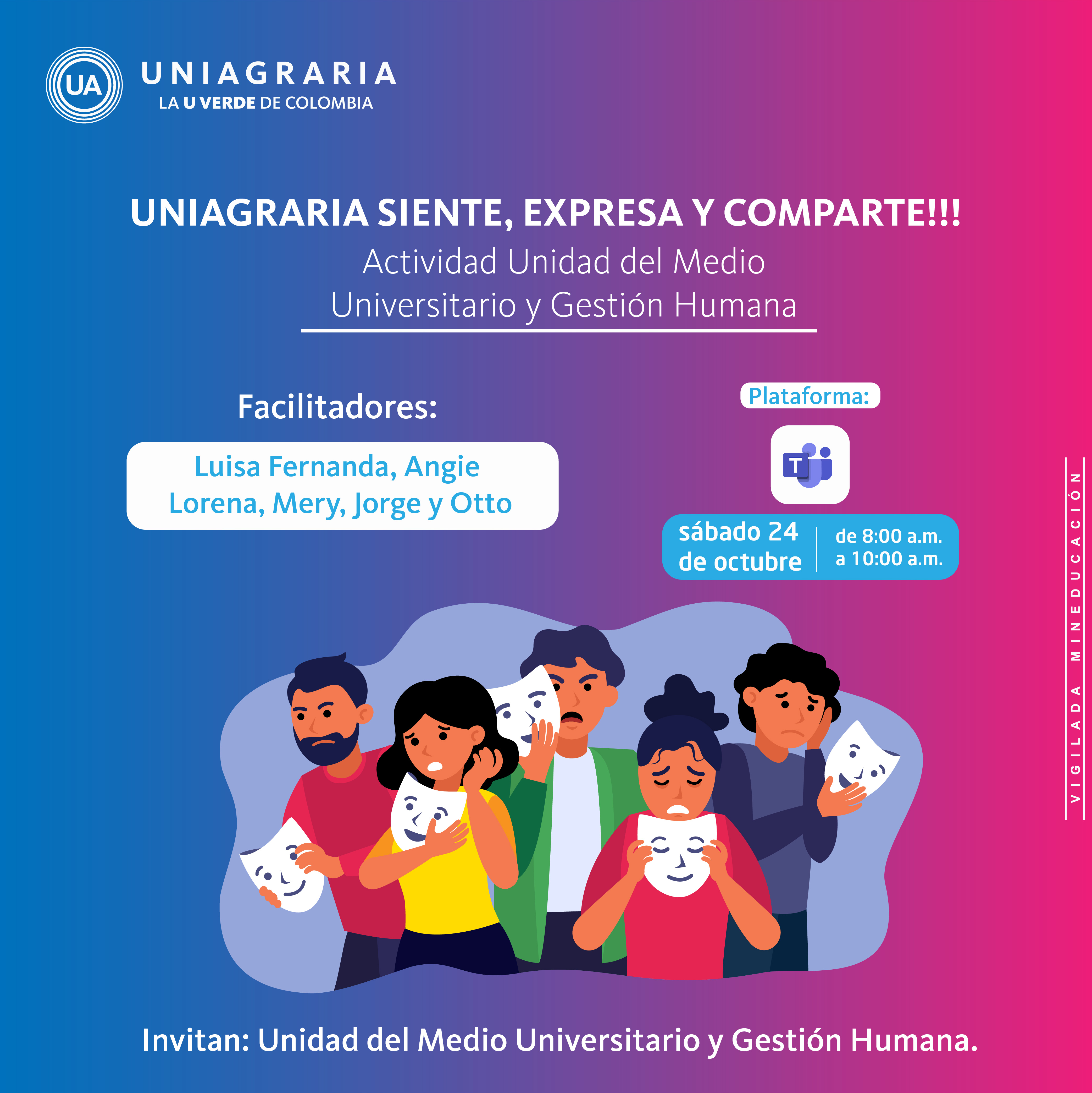 UNIAGRARIA siente, expresa y comparte