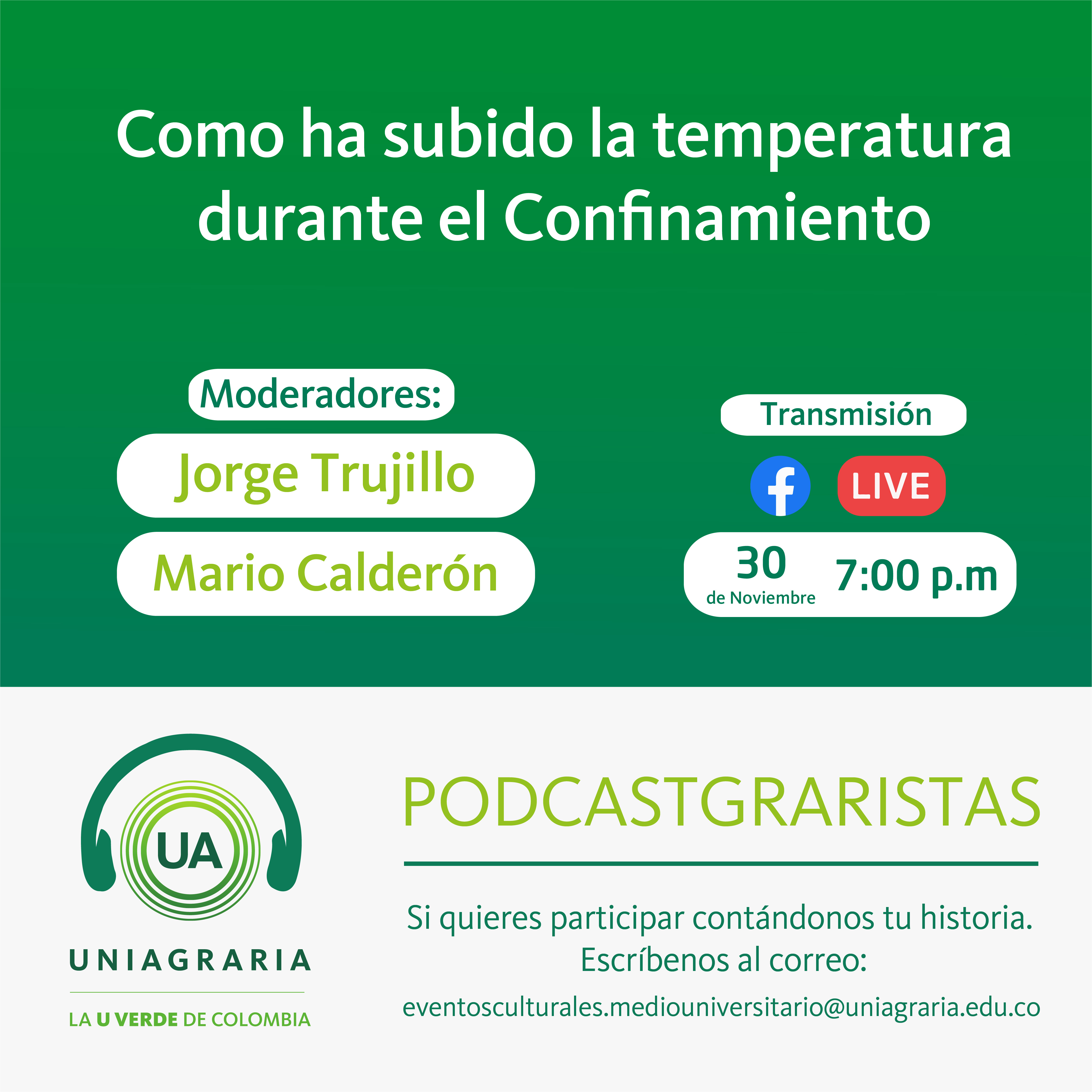 Como ha subido la temperatura durante el Confinamiento