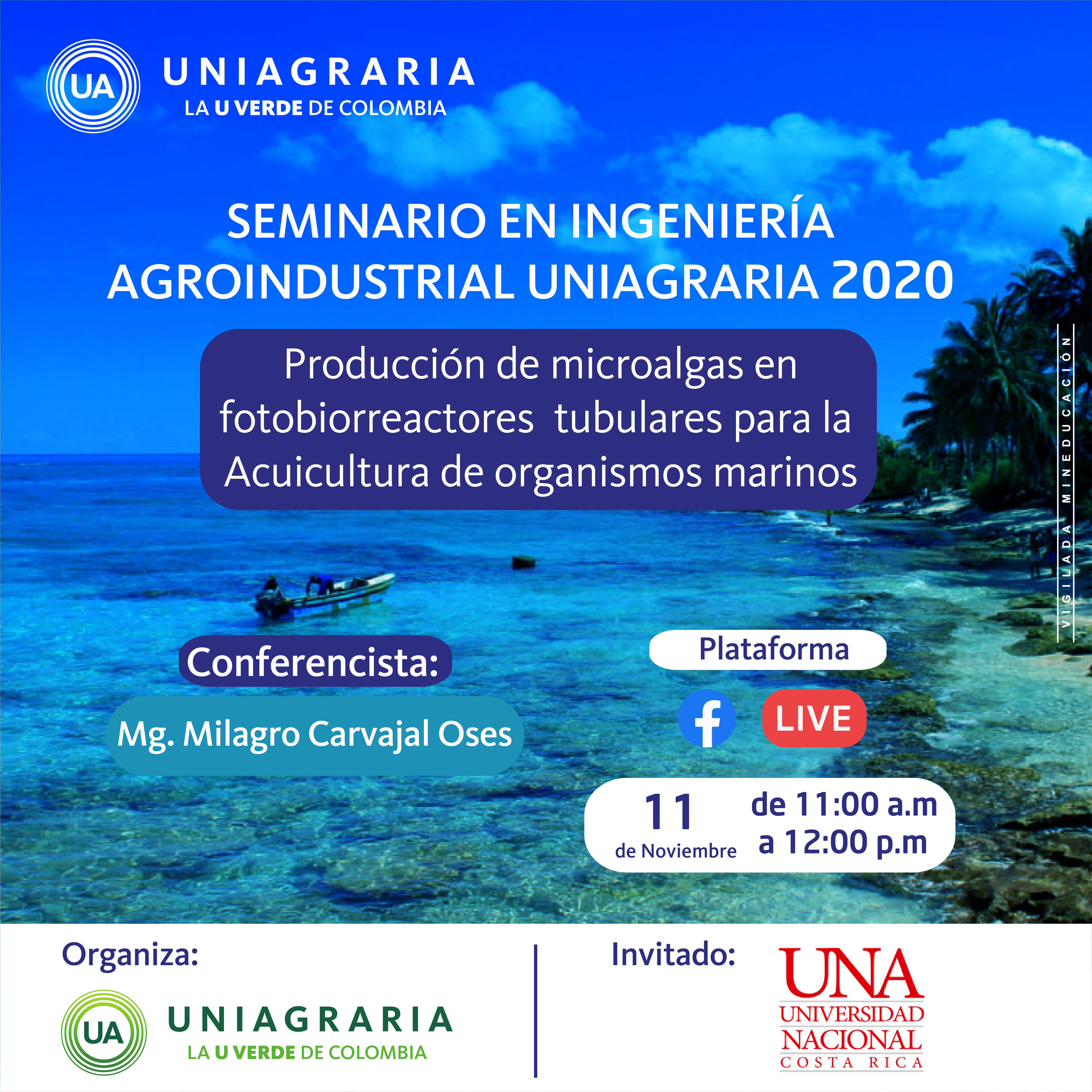 Seminario en Ingeniería Agroindustrial Uniagraria 2020