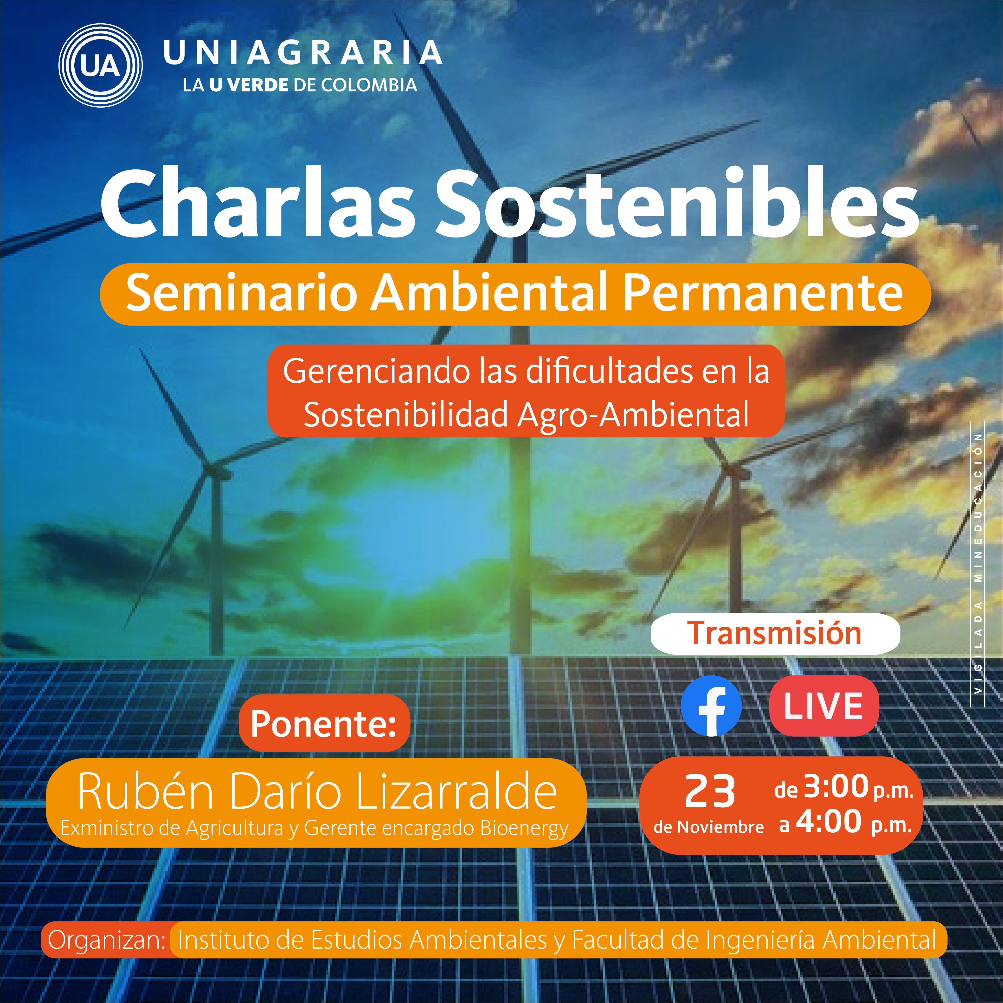 Charlas sostenibles: Seminario Ambiental Permanente