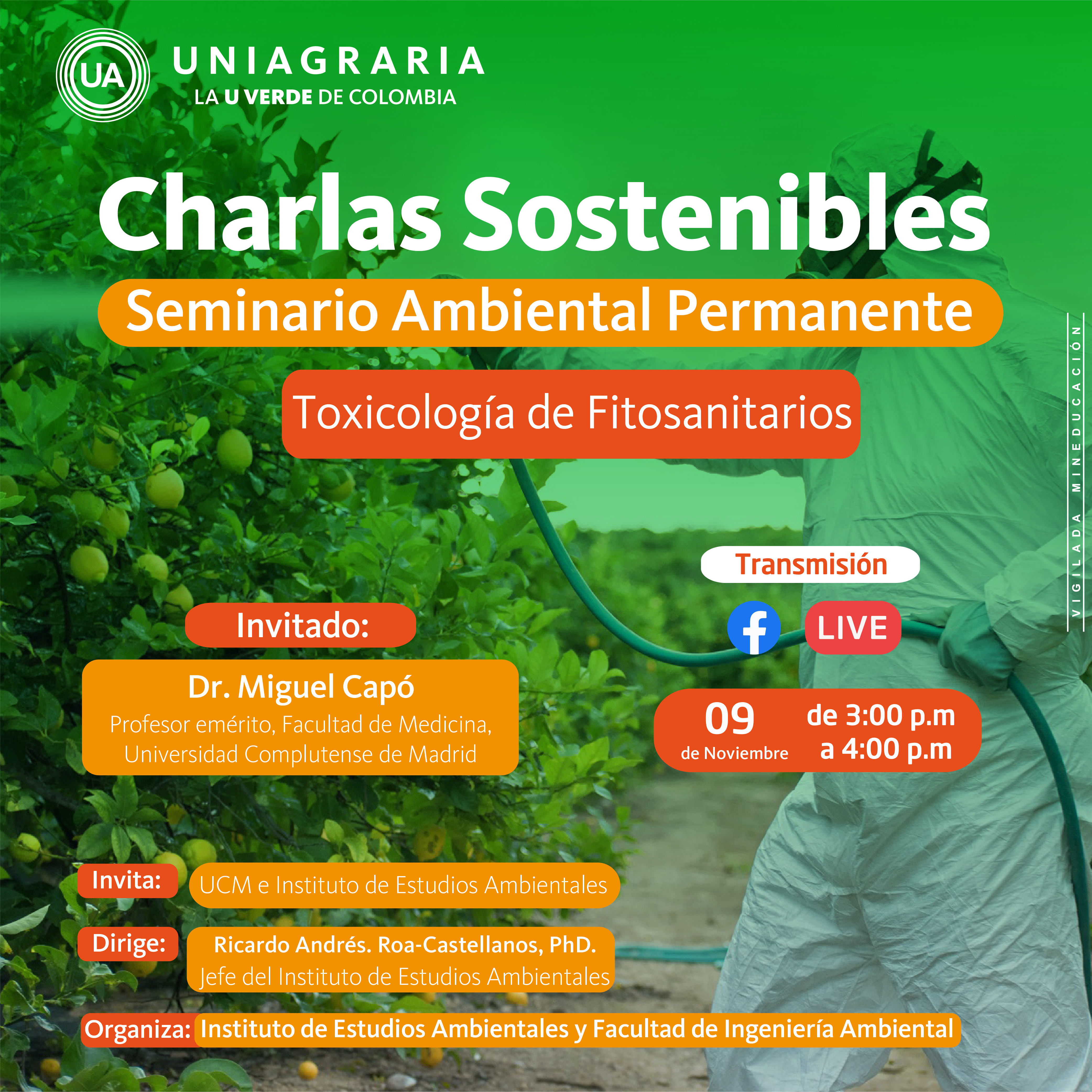 Charlas sostenibles: Seminario Ambiental Permanente